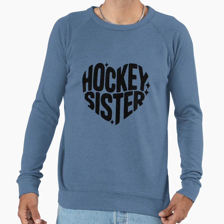Hockey Sister Sweatshirt - Trendy Graphic Men Women
