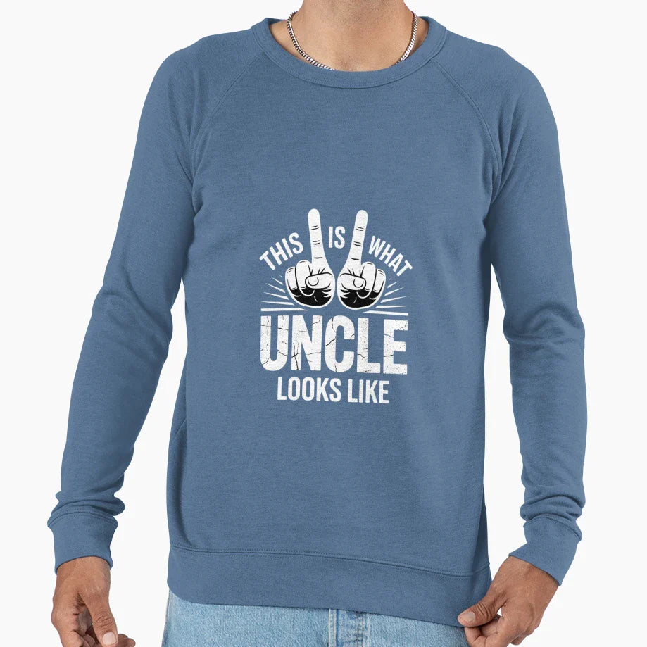 Worlds Greatest Uncle Best Uncle Sweatshirt - Custom Art Print Men Women