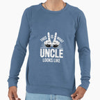 Worlds Greatest Uncle Best Uncle Sweatshirt - Custom Art Print Men Women