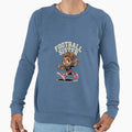 Fun Football Sister Coquette Bow Sweatshirt - Fun Novelty Design Men Women