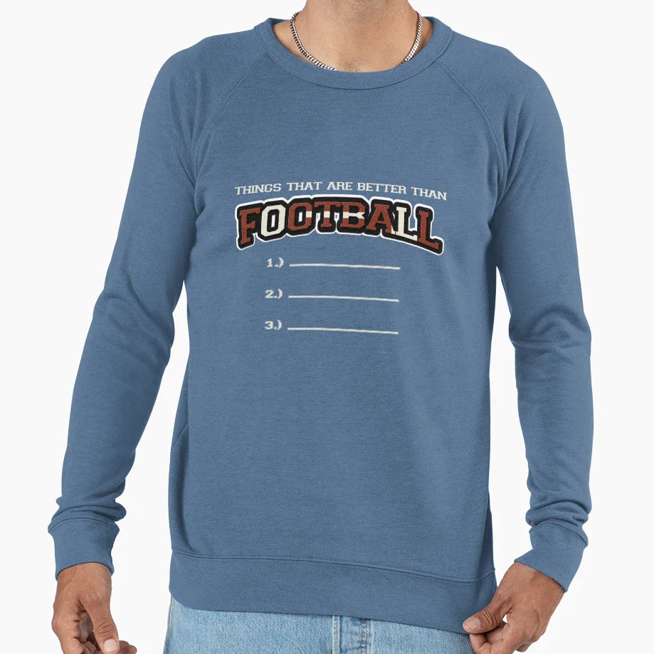 Funny Football Players Sports Coach Sweatshirt - Unique Graphic Unisex