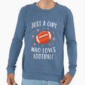 Football Just Who Loves Football Sweatshirt - Unique Graphic Unisex