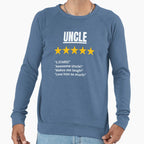 Uncle Gift 5 Star Sweatshirt - Trendy Graphic Men Women