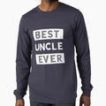 Best Uncle Ever T-Shirt - Minimalist Print Men Women