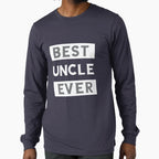 Best Uncle Ever T-Shirt - Minimalist Print Men Women