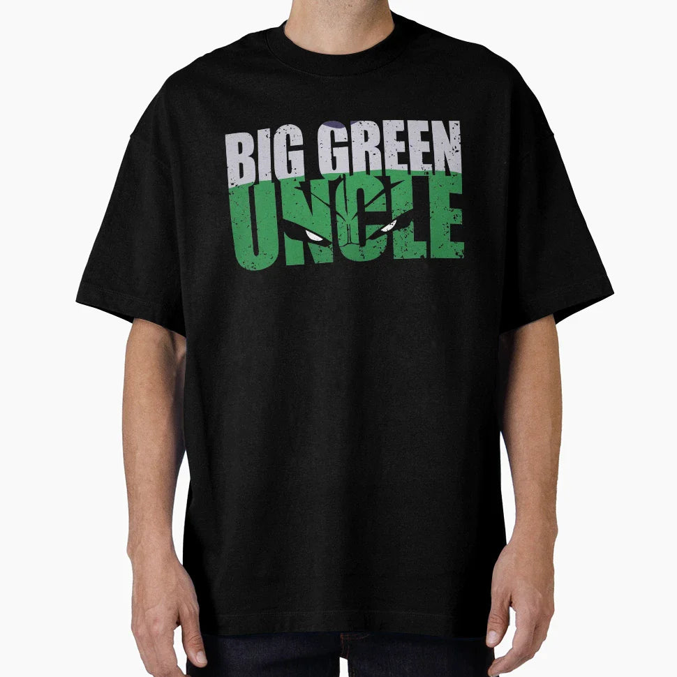 Big Green Uncle T-Shirt - Graphic Print for Adults