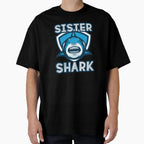 Sister Shark T-Shirt - Streetwear Style Men Women