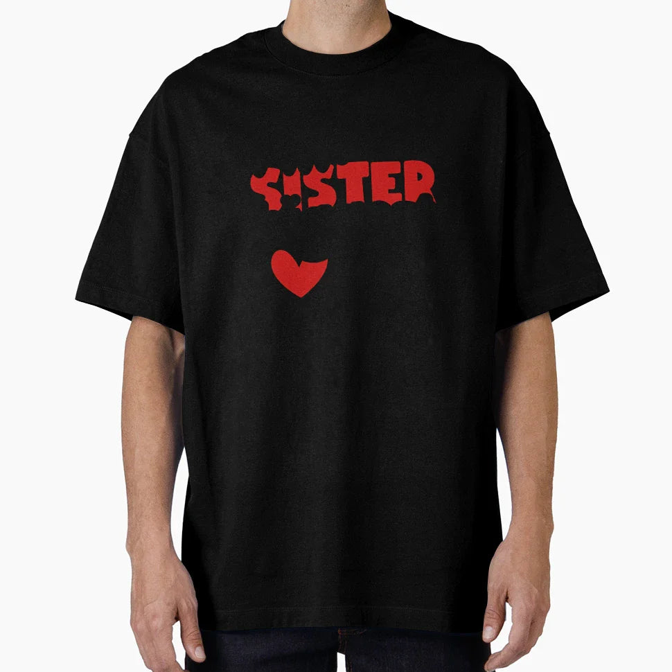 Little Sister Biggest Fan Baseball T-Shirt - Aesthetic Graphic Men Women