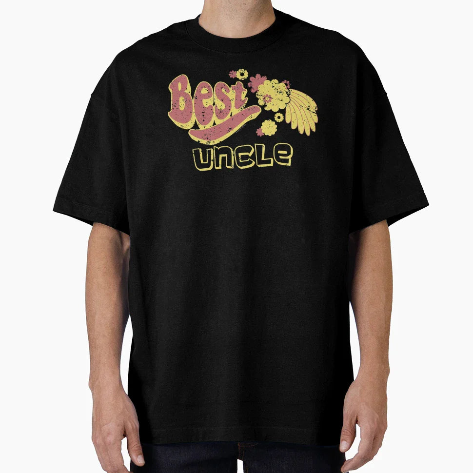 60S Best Uncle 60S T-Shirt - Casual Everyday Wear Unisex