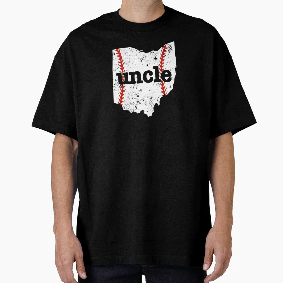 Uncle Baseball Ohio Softball Uncle T-Shirt - Graphic Print Unisex
