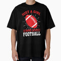 Just Who Love Football T-Shirt - Graphic Print Men Women