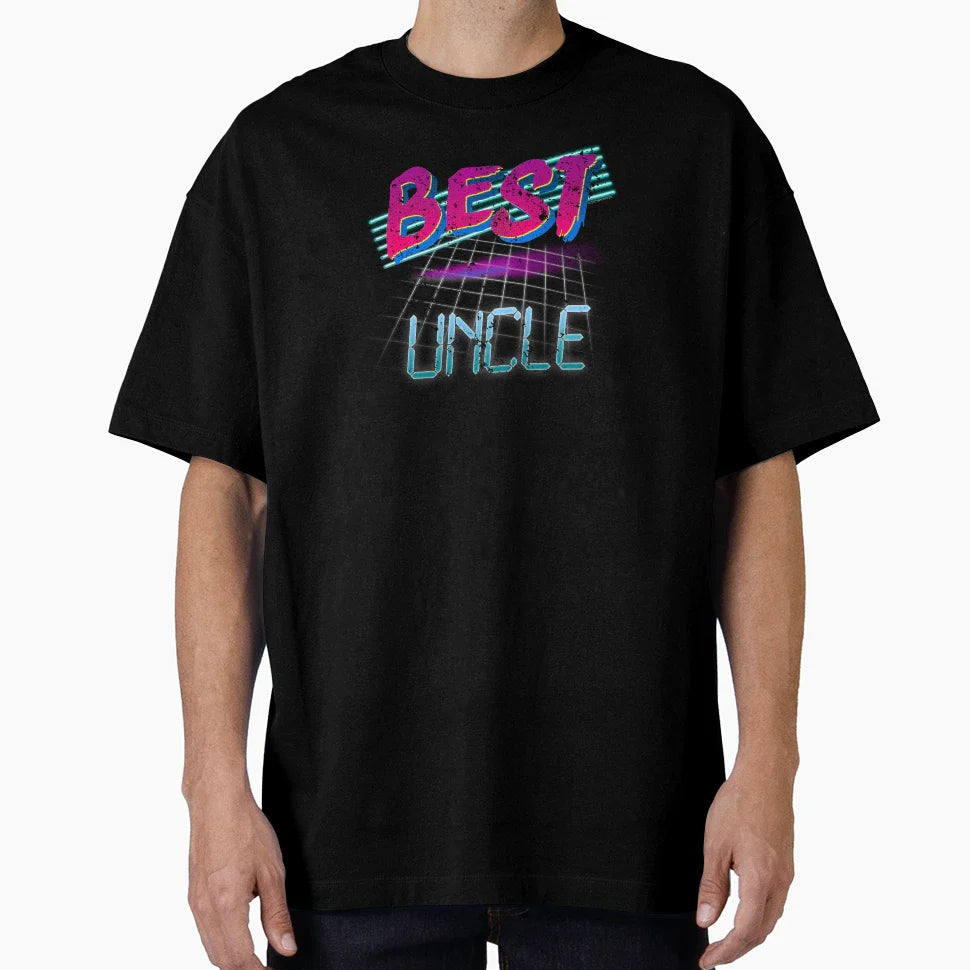 80S Best Uncle 80S T-Shirt - Aesthetic Graphic Men Women