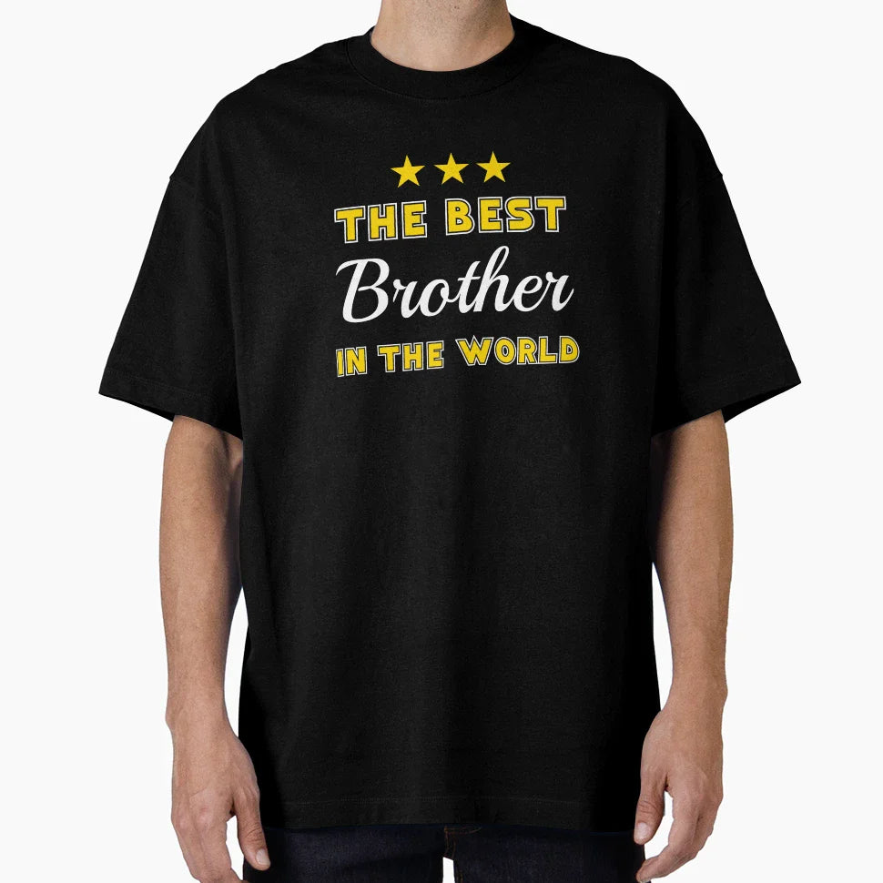 Best Brother Brother T-Shirt - Custom Art Print Men Women