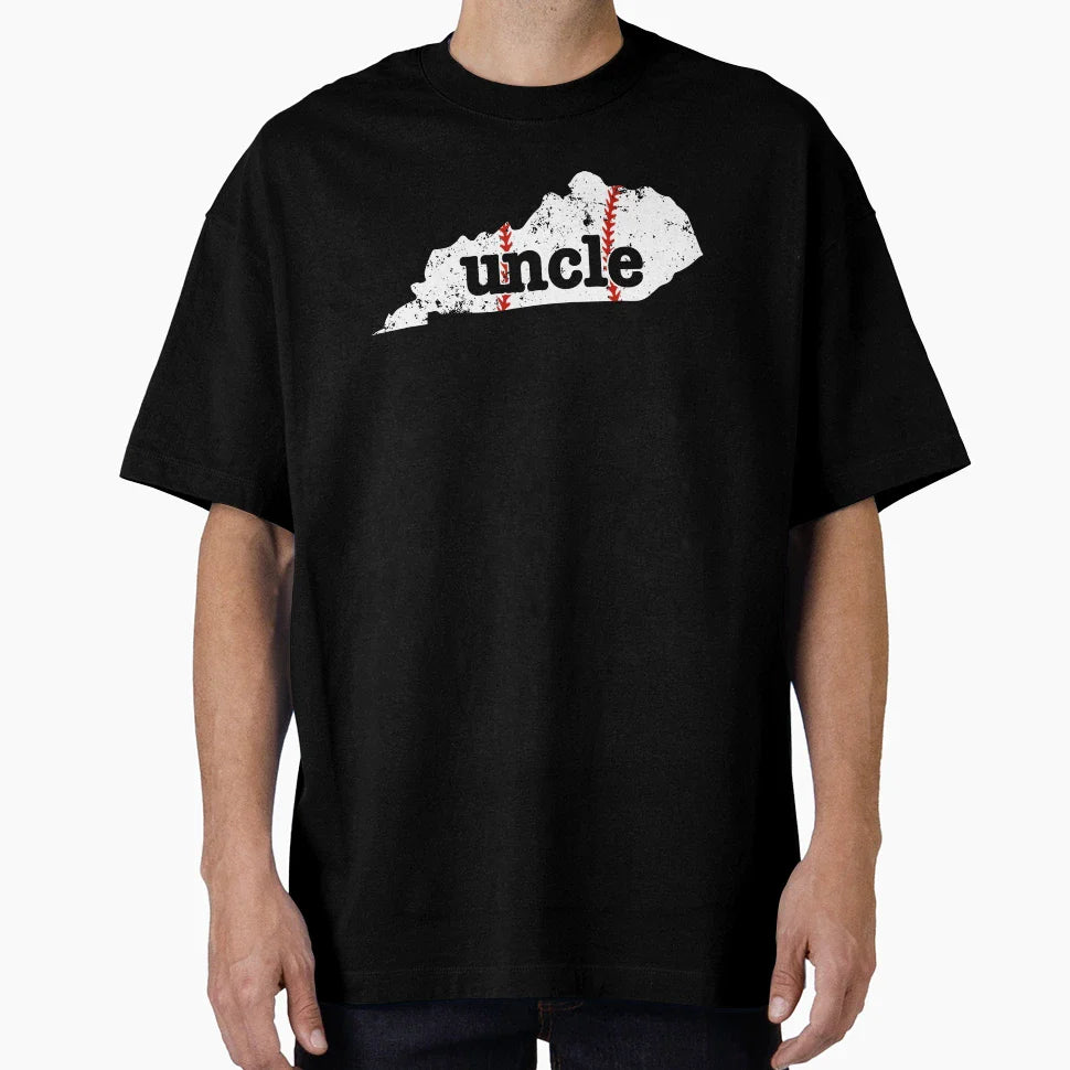 Softball Uncle Kentucky Baseball T-Shirt - Fun Novelty Design for Adults