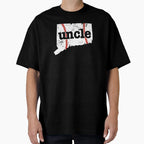 Best Uncle Baseball Connecticut T-Shirt - Fun Novelty Design Unisex