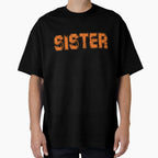 Thankful Sister Halloween Vibes Halloween T-Shirt - Graphic Print Unisex
