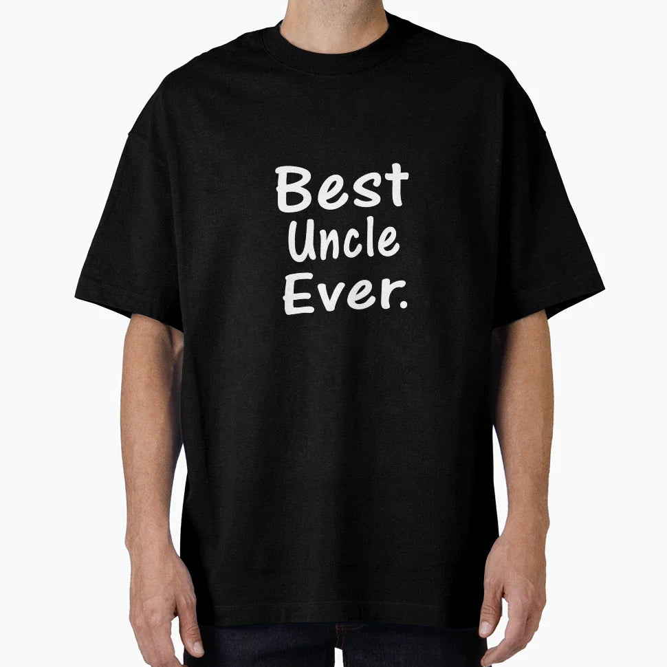 Best Uncle Ever T-Shirt - Minimalist Print Unisex