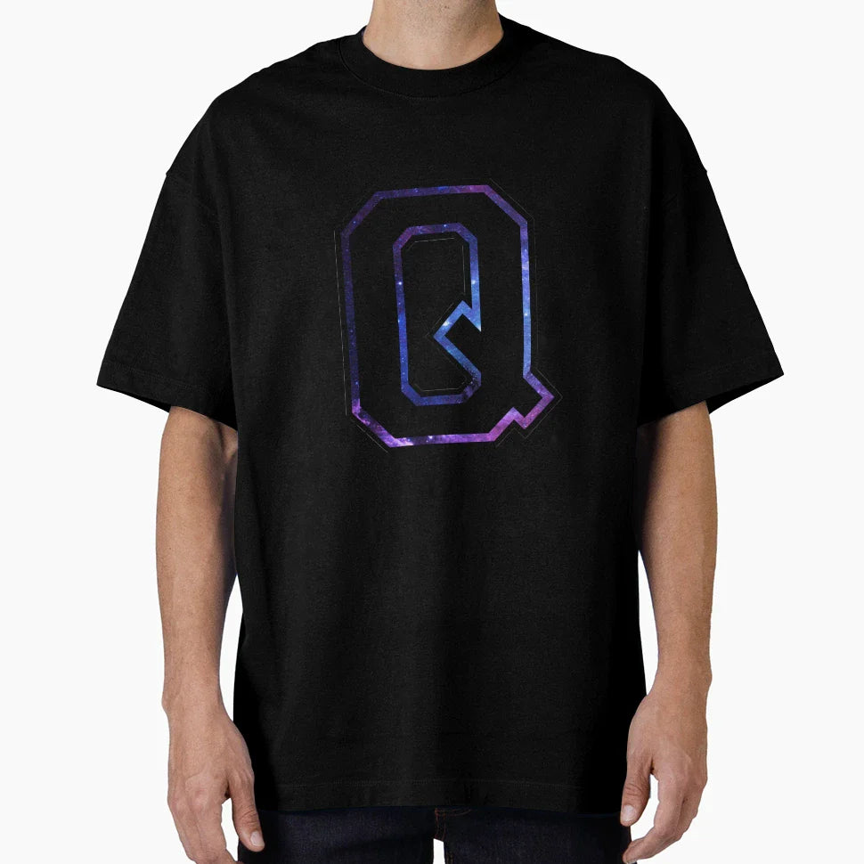 Q Varsity Letters T-Shirt - Unique Graphic Unisex