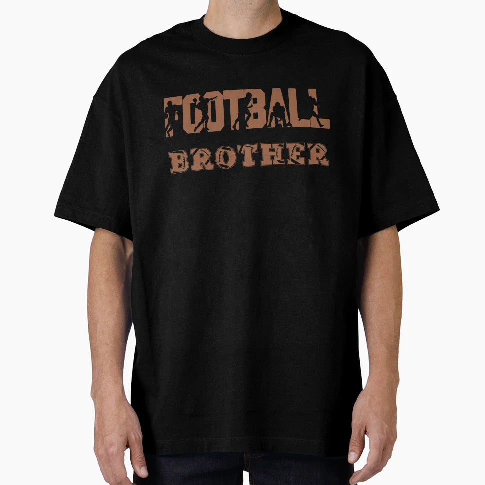 Football Brother T-Shirt - Minimalist Print Men Women