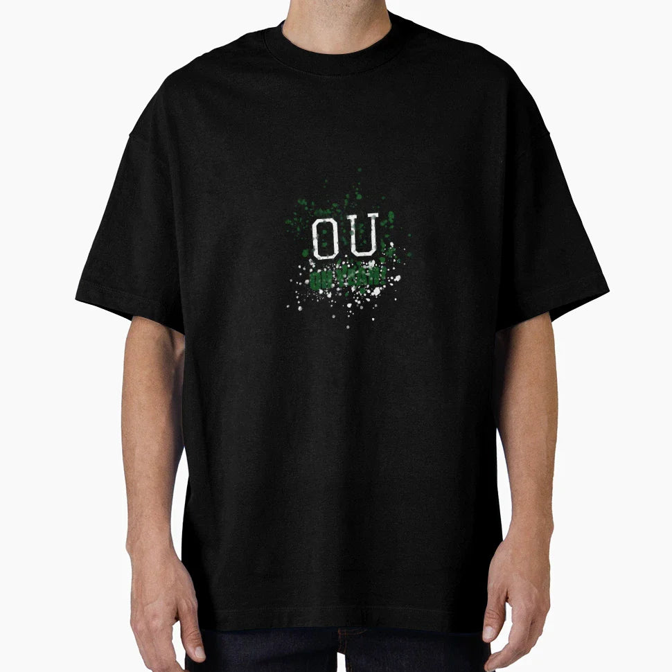 Ou Oh Yeah Splatter T-Shirt - Casual Everyday Wear for Adults