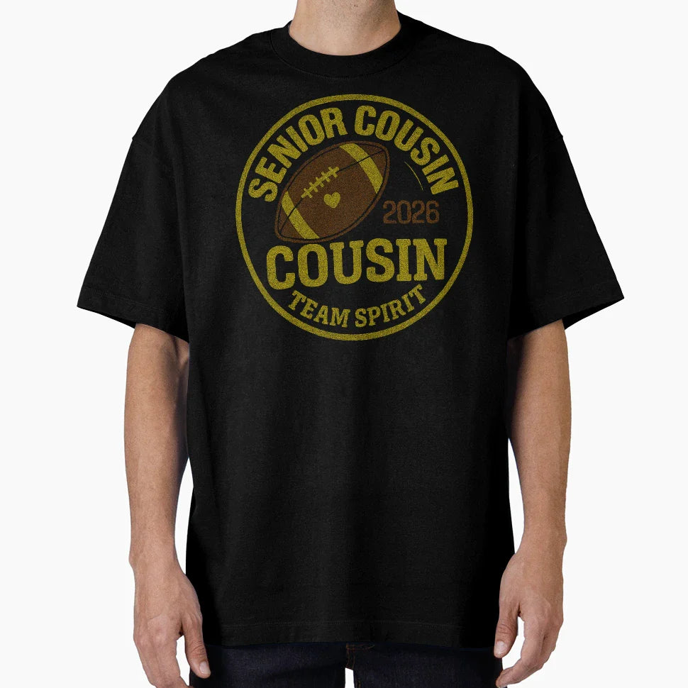 Senior Cousin Team Spirit Champion T-Shirt - Streetwear Style Men Women