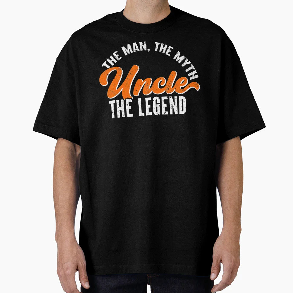 Uncle Myth Legend T-Shirt - Casual Everyday Wear for Adults