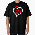 Sister Valentines Day Matching T-Shirt - Minimalist Print for Adults