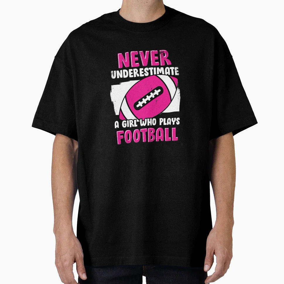 American Football Gift T-Shirt - Minimalist Print for Adults