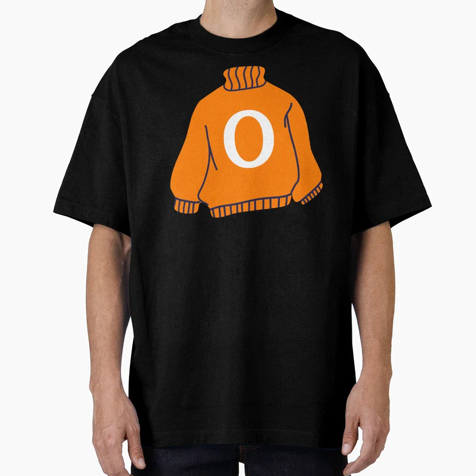 Letter T-Shirt - Minimalist Print for Adults