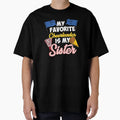 Favorite Cheerleader Sister T-Shirt - Novelty Apparel for Adults