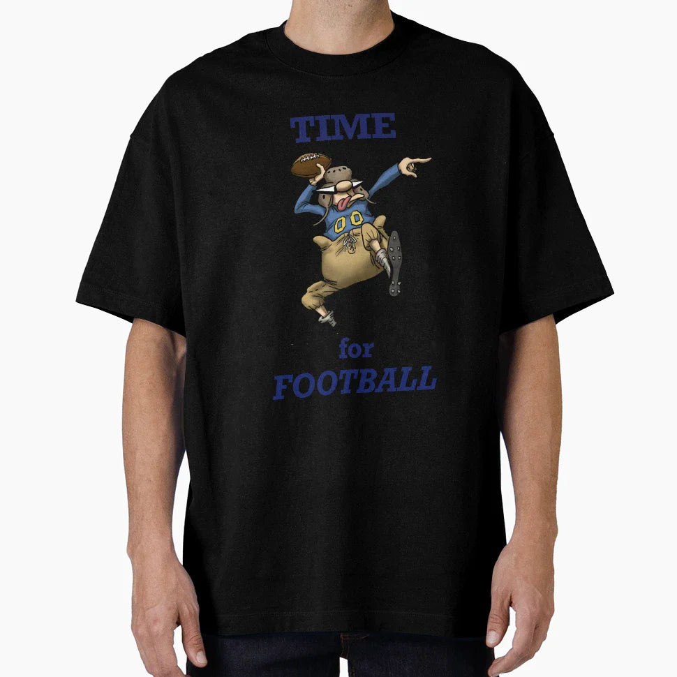 Spectickles Time Football Humorous T-Shirt - Streetwear Style for Adults