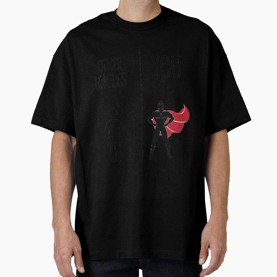 Super Uncles Gift T-Shirt - Custom Art Print Men Women