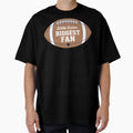 Little Sister Biggest Fan Football T-Shirt - Graphic Print for Adults