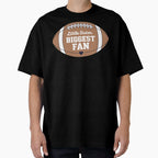 Little Sister Biggest Fan Football T-Shirt - Graphic Print for Adults