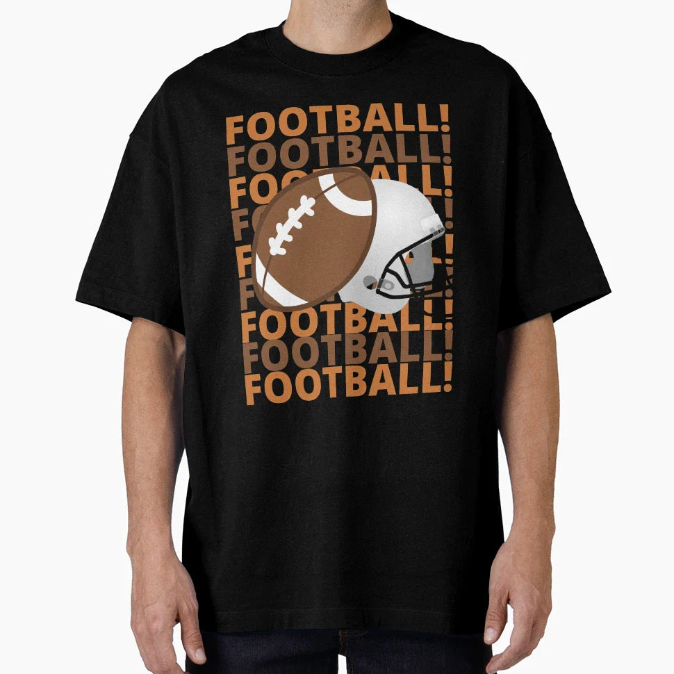 Football Season T-Shirt - Minimalist Print Unisex