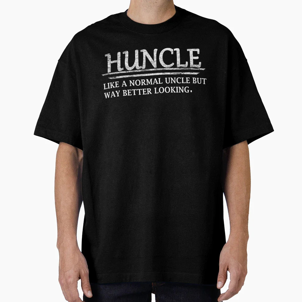 Mens Huncle Definition Like Uncle T-Shirt - Minimalist Print Men Women