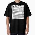 Uncle Nutritional Facts T-Shirt - Novelty Apparel for Adults
