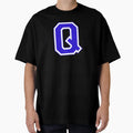 Varsity Letter Q T-Shirt - Aesthetic Graphic Men Women