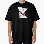 Softball Uncle Minnesota Baseball Uncle T-Shirt - Minimalist Print Unisex