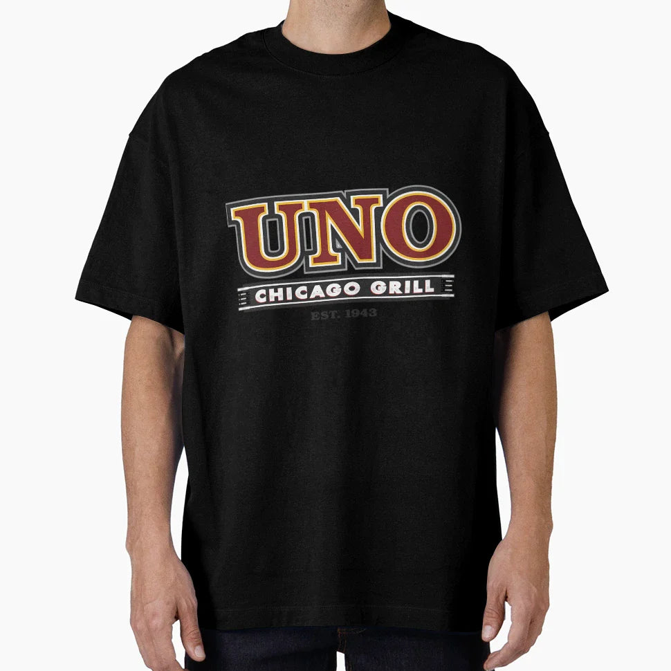 Uno Pizzeria Grill Resto T-Shirt - Fun Novelty Design Unisex