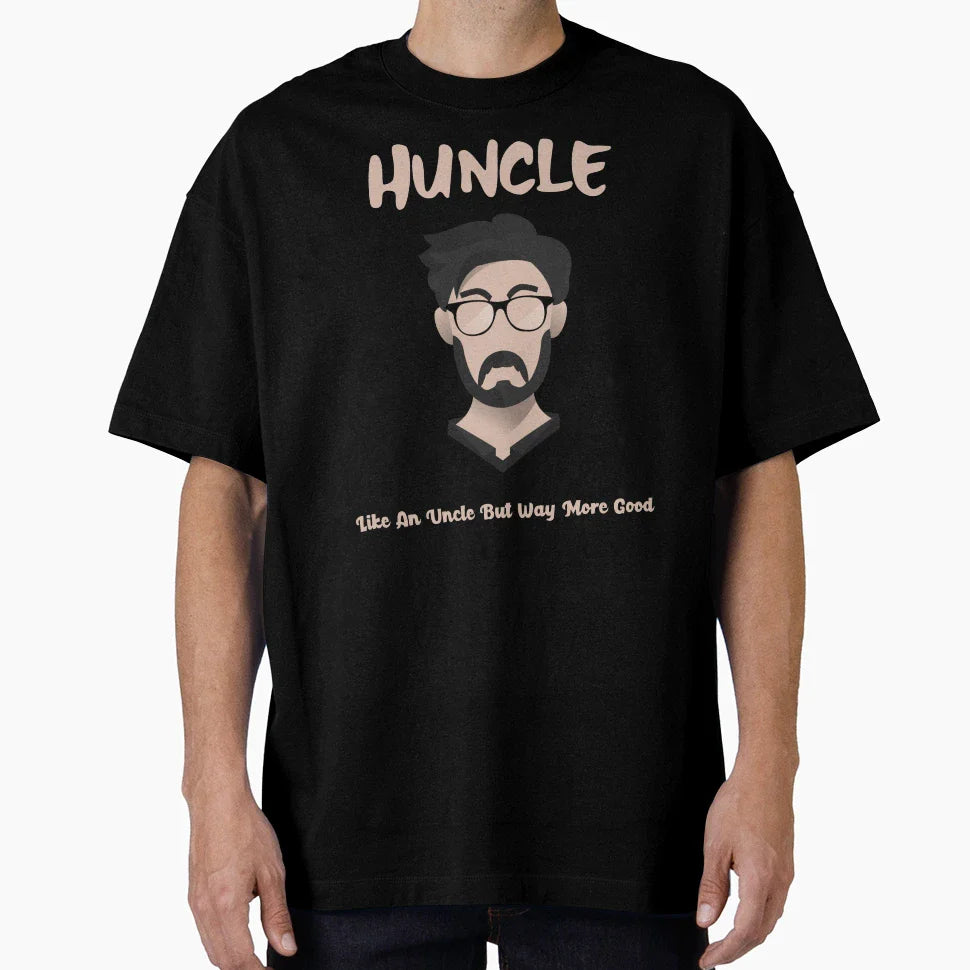Huncle Humble Dark Haired Alpha Male T-Shirt - Trendy Graphic Unisex