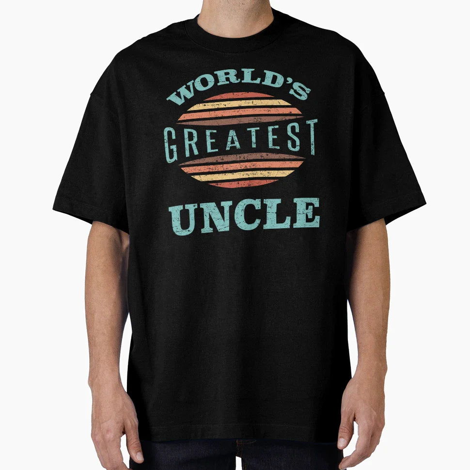 Worlds Greatest Uncle T-Shirt - Unique Graphic Unisex