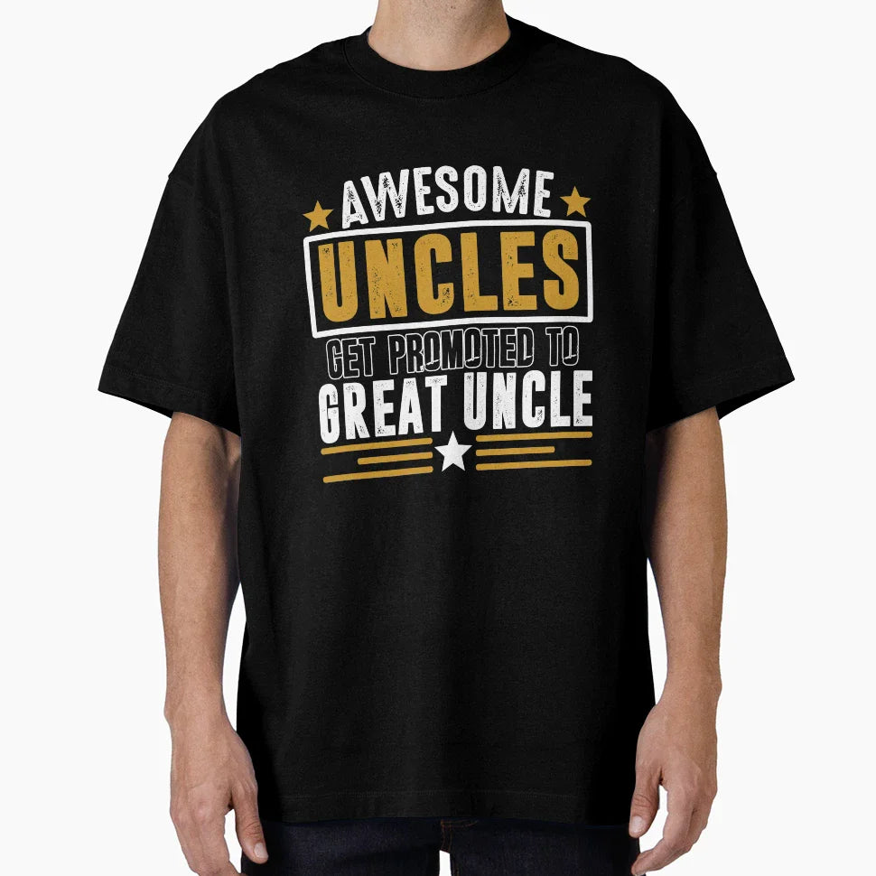Awesome Uncles Pregnancy Reveal T-Shirt - Fun Novelty Design for Adults