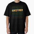 Brother Building Blocks Brother Day T-Shirt - Aesthetic Graphic Unisex