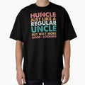 Best Huncle Ever T-Shirt - Minimalist Print for Adults