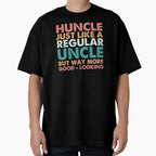 Best Huncle Ever T-Shirt - Minimalist Print for Adults