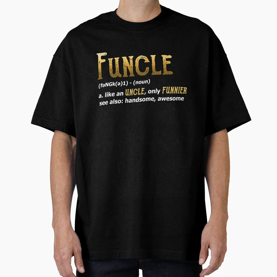 Funcle Funny Uncle T-Shirt - Unique Graphic for Adults