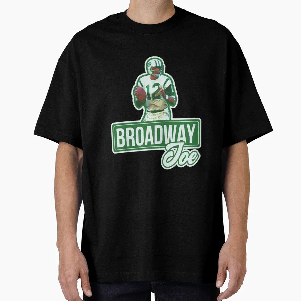 Joe Namath T Shirtbroadway Joe T-Shirt - Novelty Apparel Men Women
