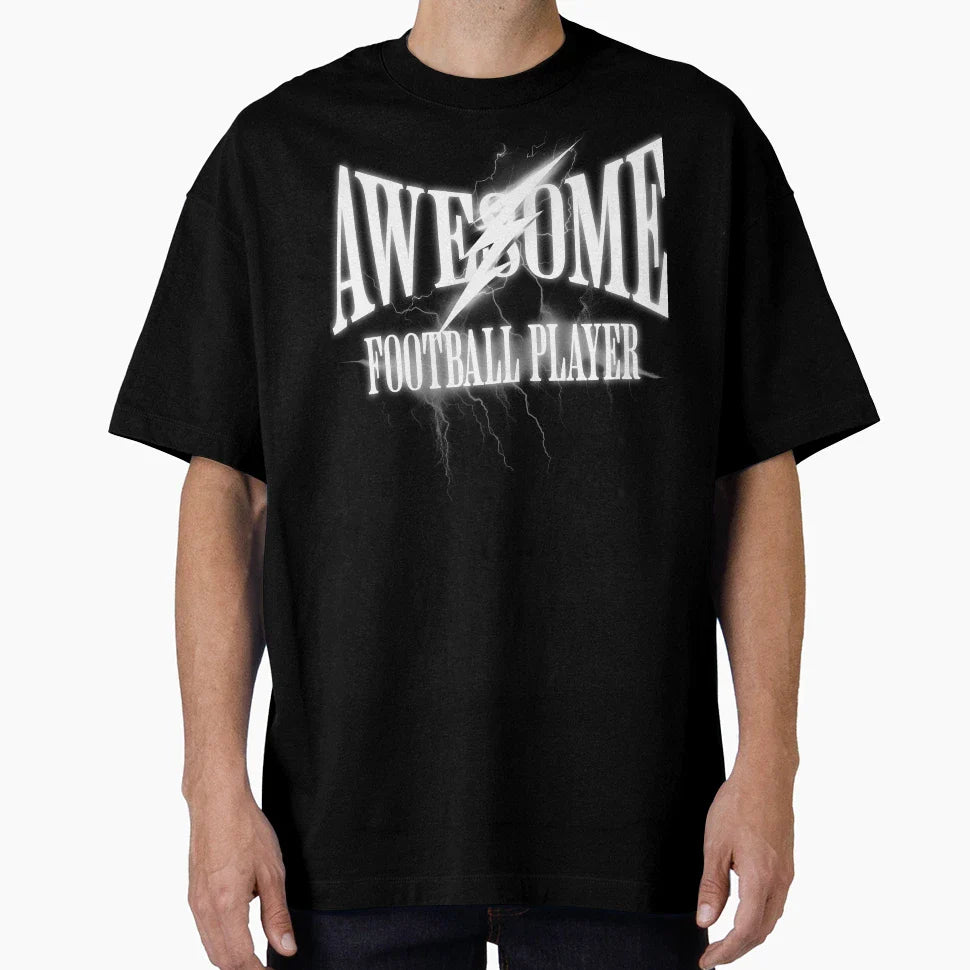Awesome Football Player T-Shirt - Casual Everyday Wear Unisex
