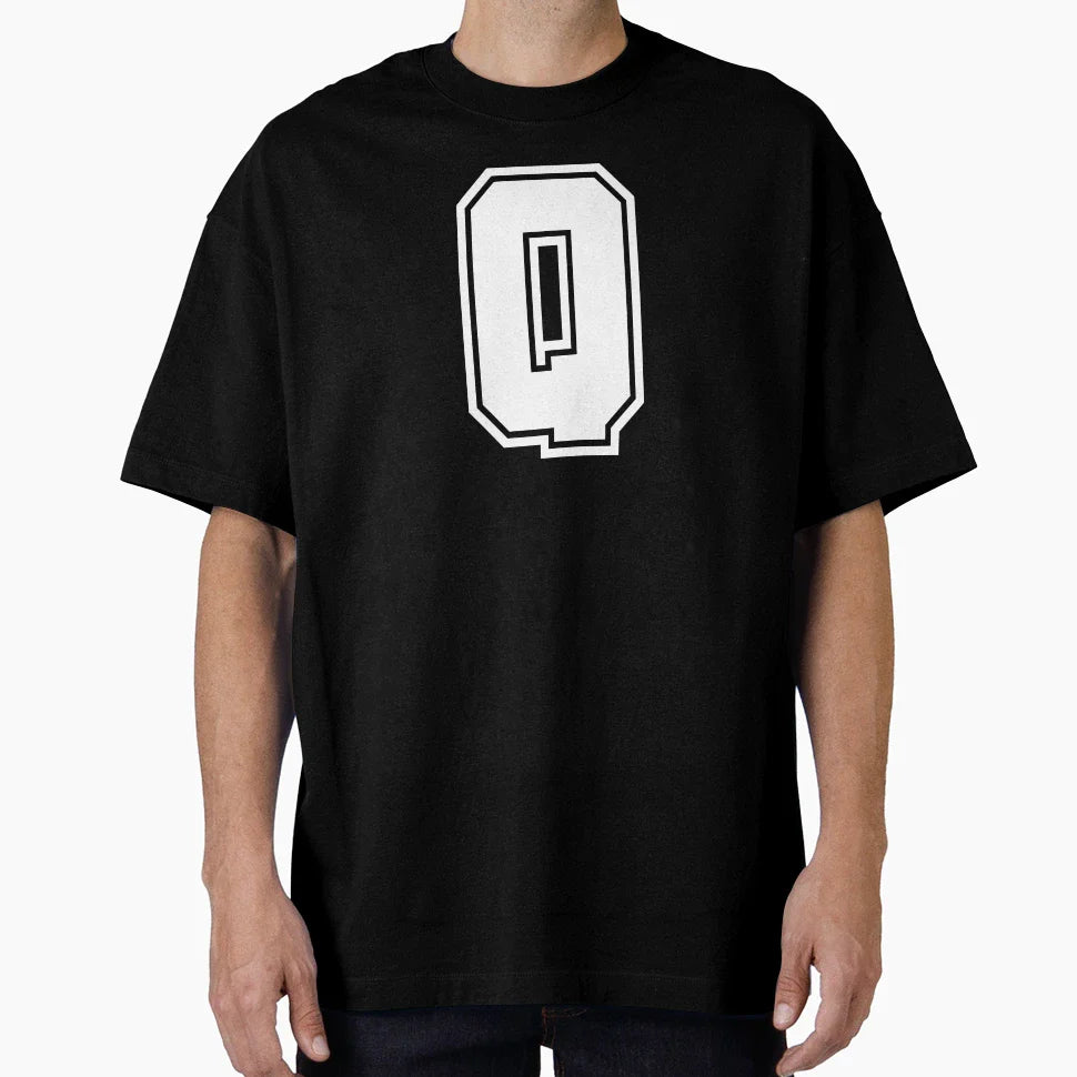 Letter Q T-Shirt - Custom Art Print for Adults